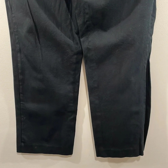Chico’s Flat Front Black Stretch Trouser Pants US XL/16 Chico’s 3 - Picture 6 of 14